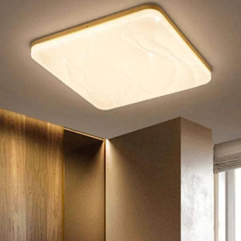 Soft Light Square LED Flush Ceiling Lights for Indoor Spaces - Rebooters