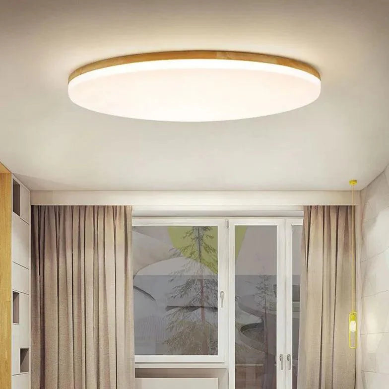 White Soft Light Bedroom Flush Ceiling Lights for Home - Rebooters