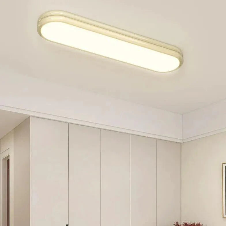 Long Oval LED Modern Flush Ceiling Lights for Living Room - Rebooters