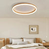 Hollow Ring Bedroom Wooden Flush Ceiling Lights Design - Rebooters