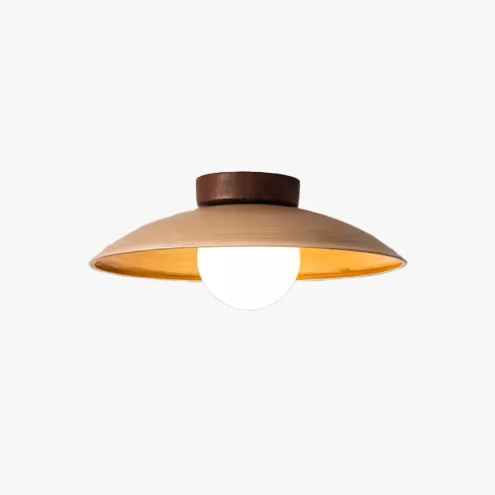 Spherical Warm-Toned Ceiling Light for Corridor Flush Mount - Rebooters