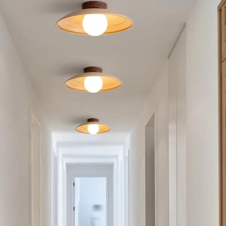 Spherical Warm-Toned Ceiling Light for Corridor Flush Mount - Rebooters