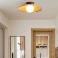 Spherical Warm-Toned Ceiling Light for Corridor Flush Mount - Rebooters