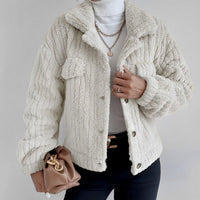 Womens Cozy Luxe Textured Jacket for Ultimate Comfort - Rebooters
