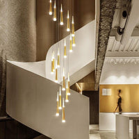 European Style Luxury Waterfall Cone Chandelier Light Fixture | Rebooters - Rebooters