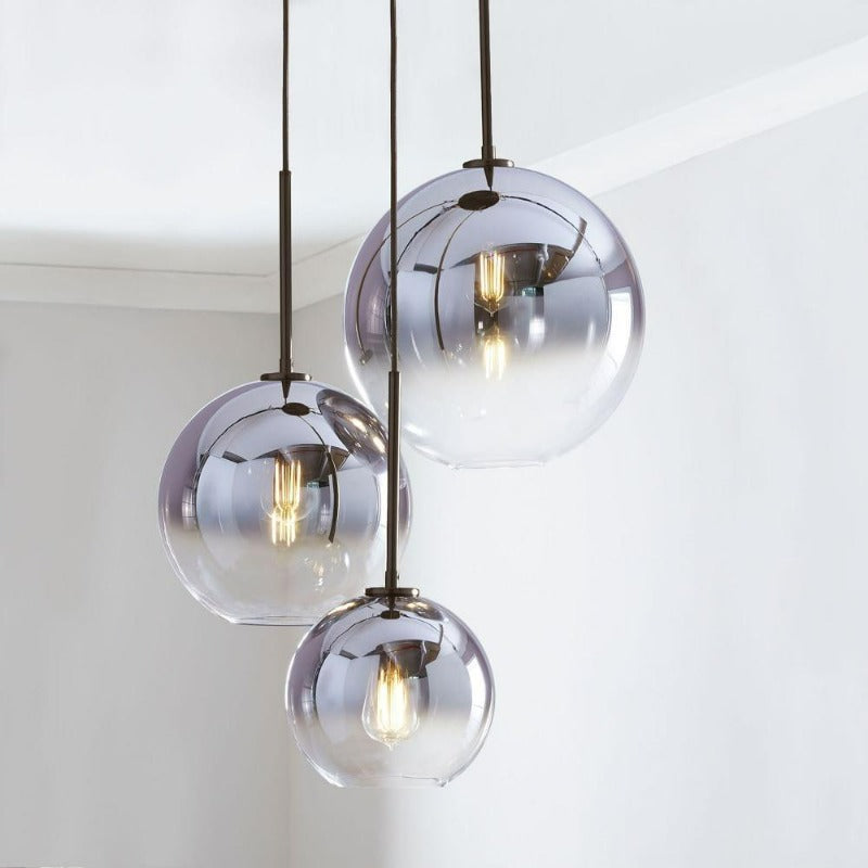 Modern Glass Globe Pendant Lights for Home Decor Elegance | Rebooters - Rebooters