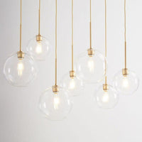 Modern Glass Globe Pendant Lights for Home Decor Elegance | Rebooters - Rebooters