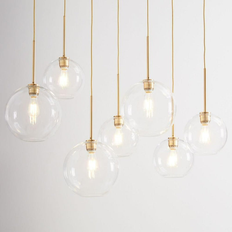 Modern Glass Globe Pendant Lights for Home Decor Elegance | Rebooters - Rebooters