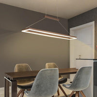 Modern Rectangular Frame LED Light Fixture for Home Decor | Rebooters - Rebooters
