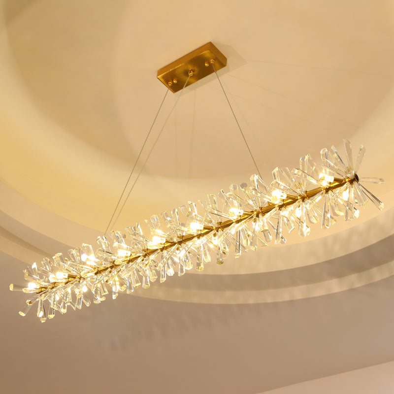 Multi-Layered Luxury Transparent Crystal Chandelier Light | Rebooters - Rebooters