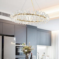 Multi-Layered Luxury Transparent Crystal Chandelier Light | Rebooters - Rebooters