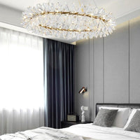 Multi-Layered Luxury Transparent Crystal Chandelier Light | Rebooters - Rebooters