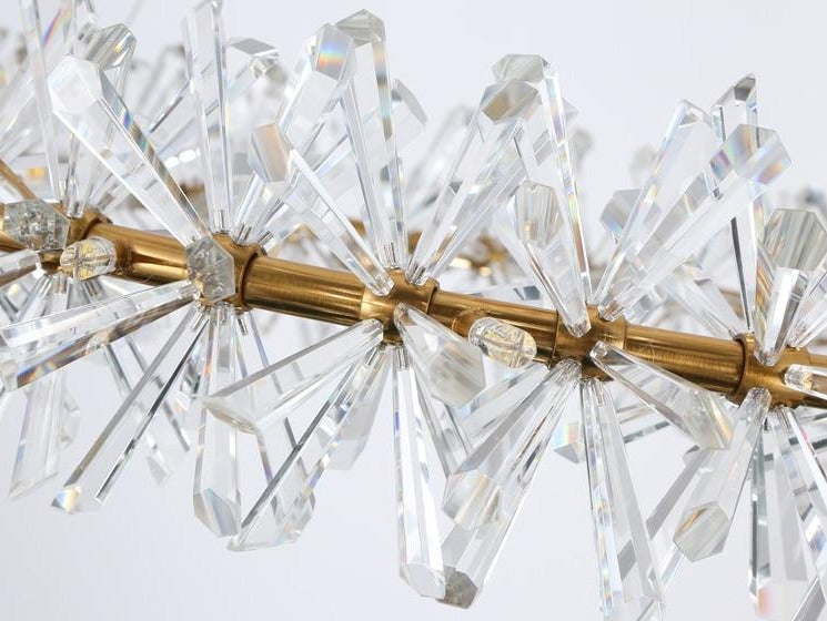 Multi-Layered Luxury Transparent Crystal Chandelier Light | Rebooters - Rebooters