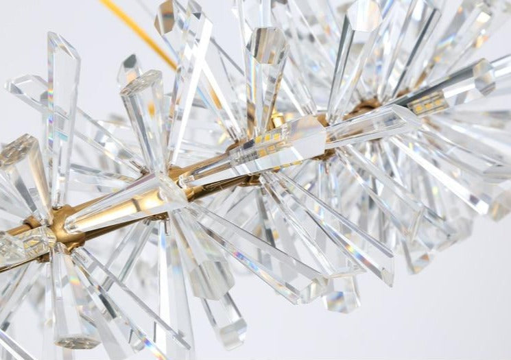 Multi-Layered Luxury Transparent Crystal Chandelier Light | Rebooters - Rebooters