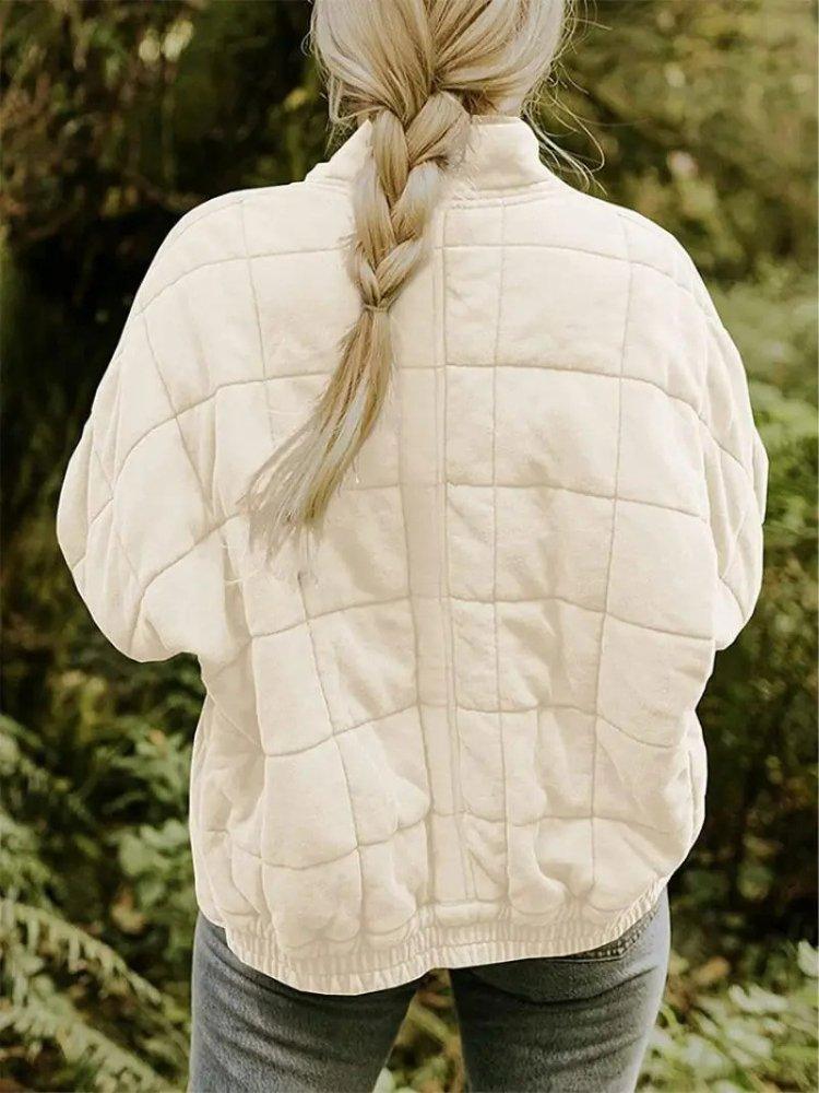 Womens Cozy Quilted Fleece Jacket for Ultimate Comfort Wear - Rebooters