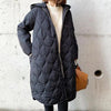 Womens Luxurious Quilted Hooded Coat for Ultimate Warmth - Rebooters