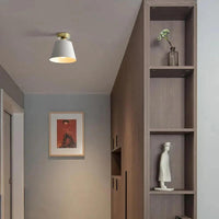 Conical Black for Hallway Vintage Ceiling Light Fixture - Rebooters