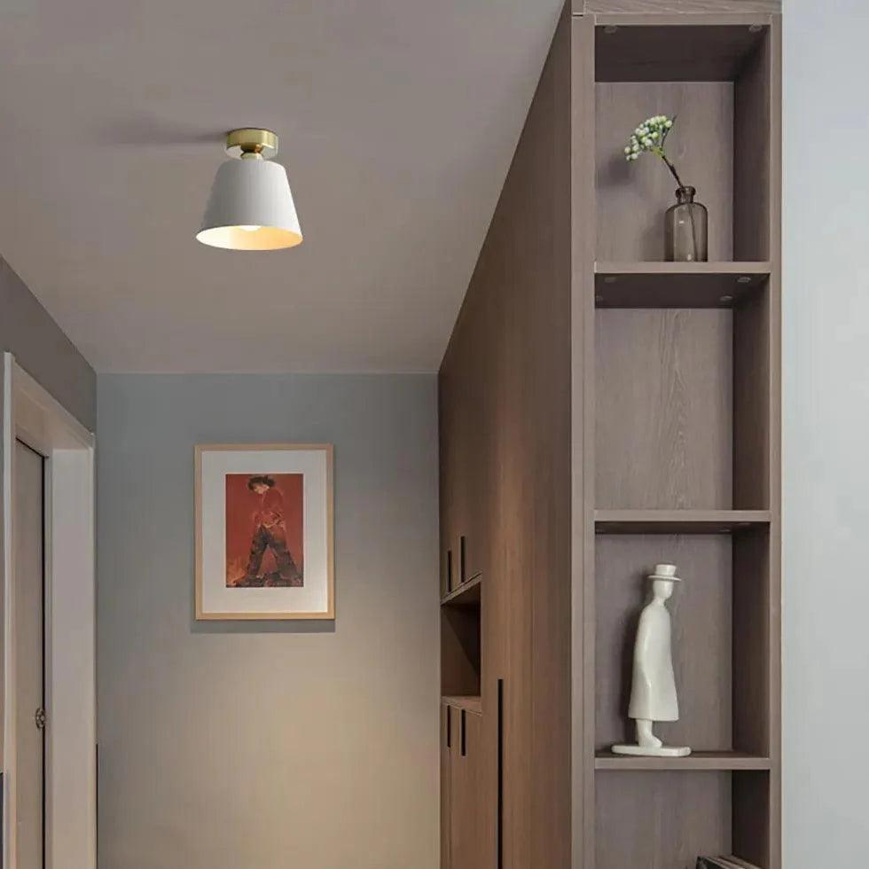 Conical Black for Hallway Vintage Ceiling Light Fixture - Rebooters