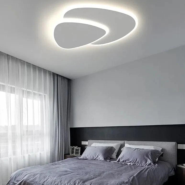 Decorative Style Modern White Flush Ceiling Lights Fixture - Rebooters