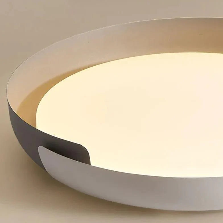 Dual-Tone Round Ceiling Light for Bedroom Flush Mount - Rebooters