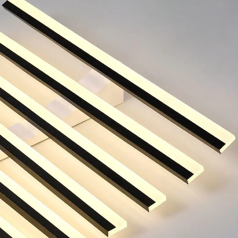 Wavy Slim Tube Modern Ceiling Light for Living Spaces - Rebooters