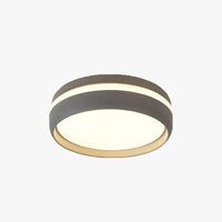 Round Dual-Tone Frame Ceiling Light for Hallway Design - Rebooters