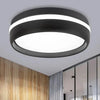 Round Dual-Tone Frame Ceiling Light for Hallway Design - Rebooters