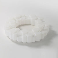 Layered Circular Translucent Artistic Pendant Light Fixture - Rebooters