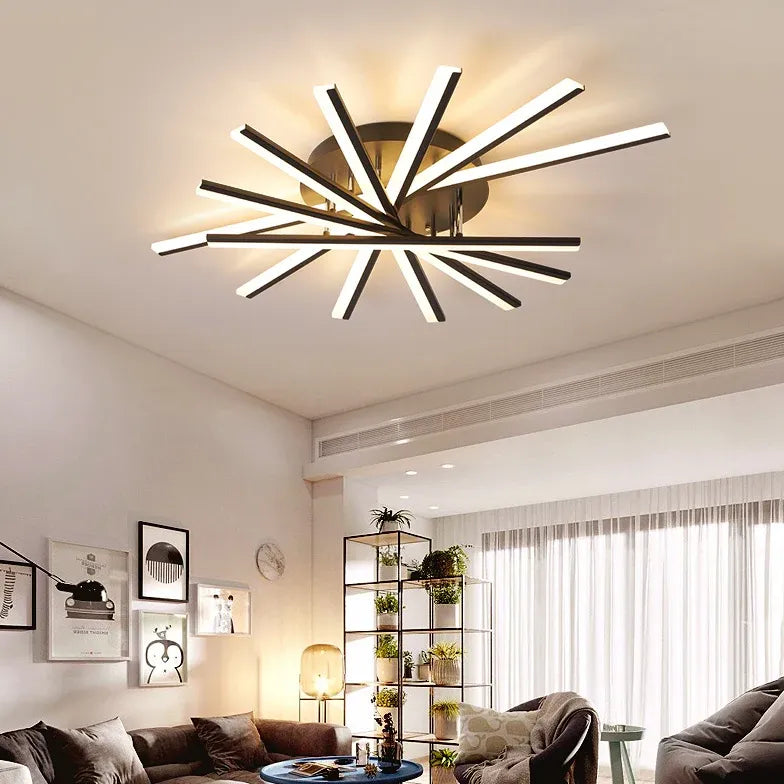 Radiating Slim LED Tube Ceiling Light for Modern Spaces - Rebooters