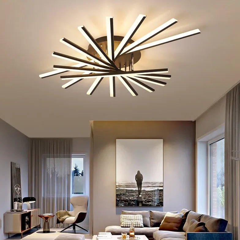 Radiating Slim LED Tube Ceiling Light for Modern Spaces - Rebooters