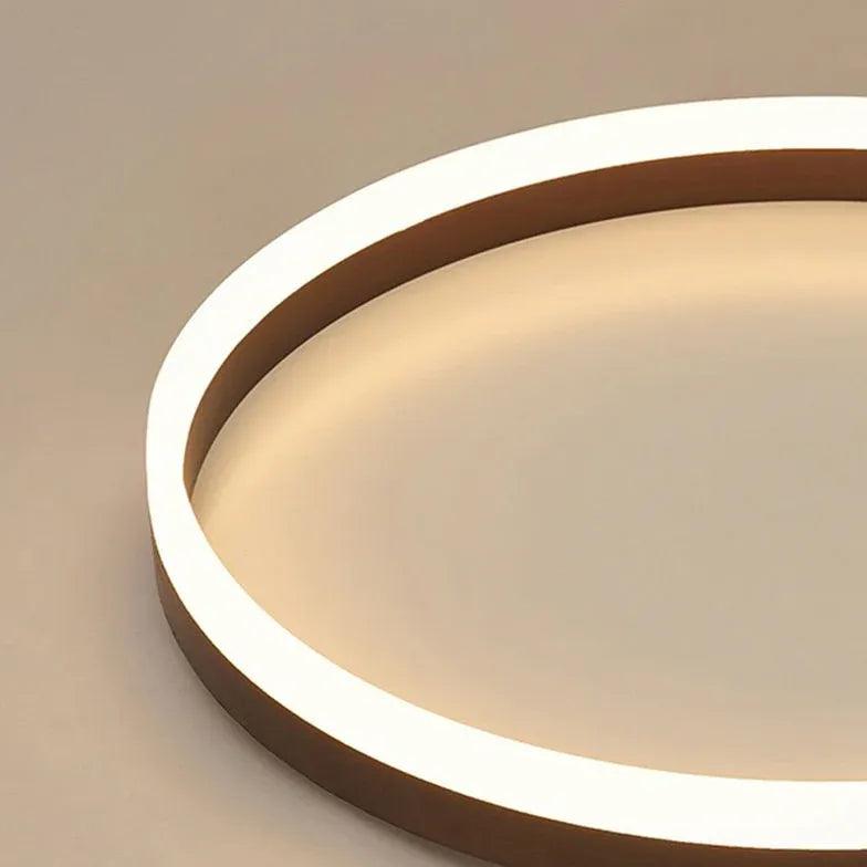 Black Minimalist Round Ceiling Light for Bedroom Fixture - Rebooters