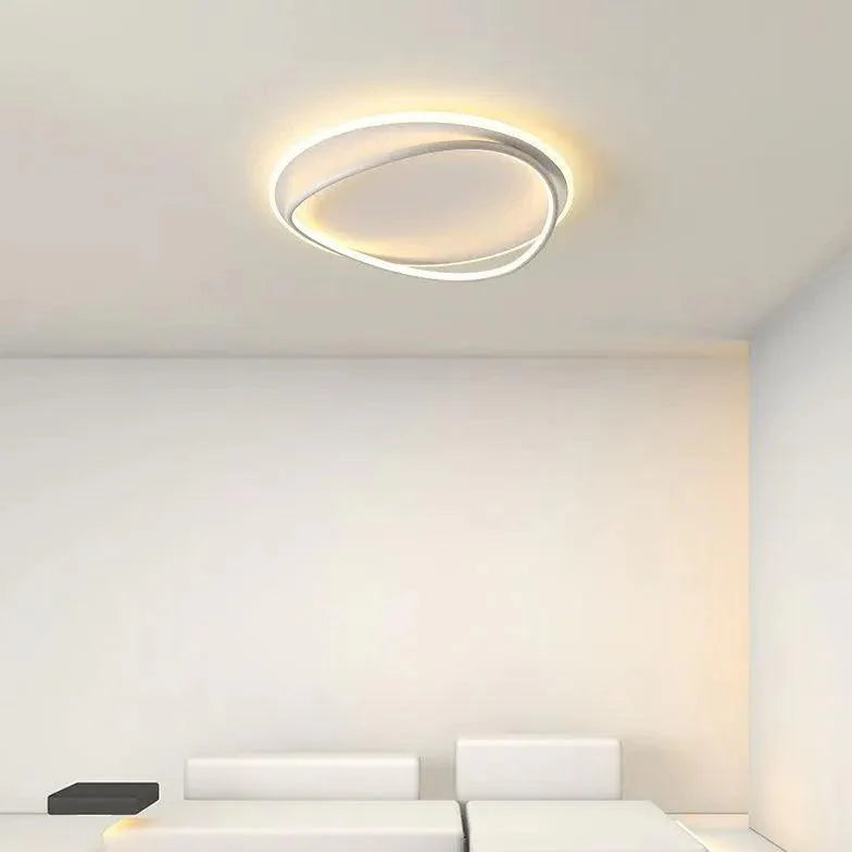 Circular Light Strip Modern Flush Ceiling Lights for Home - Rebooters