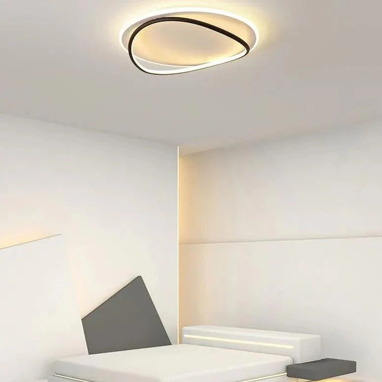 Circular Light Strip Modern Flush Ceiling Lights for Home - Rebooters