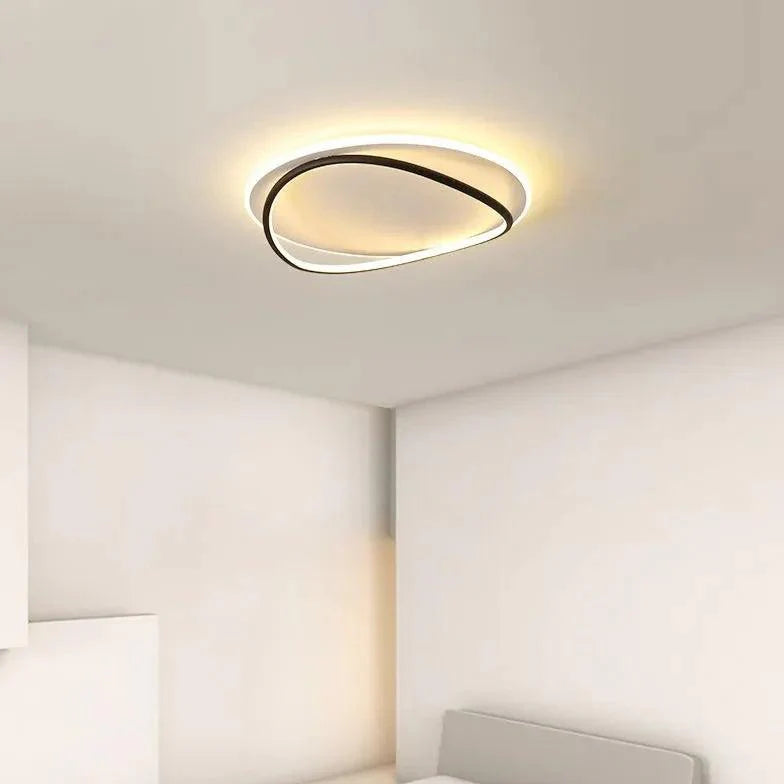 Circular Light Strip Modern Flush Ceiling Lights for Home - Rebooters