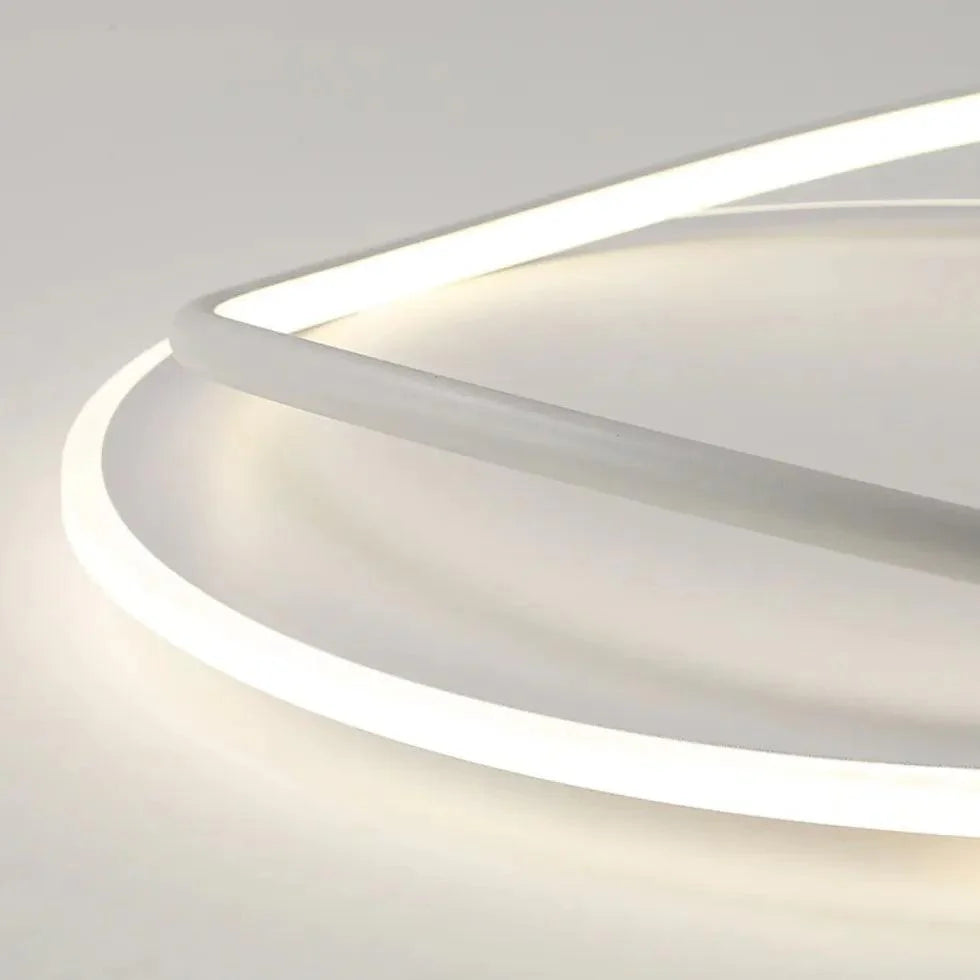 Circular Light Strip Modern Flush Ceiling Lights for Home - Rebooters