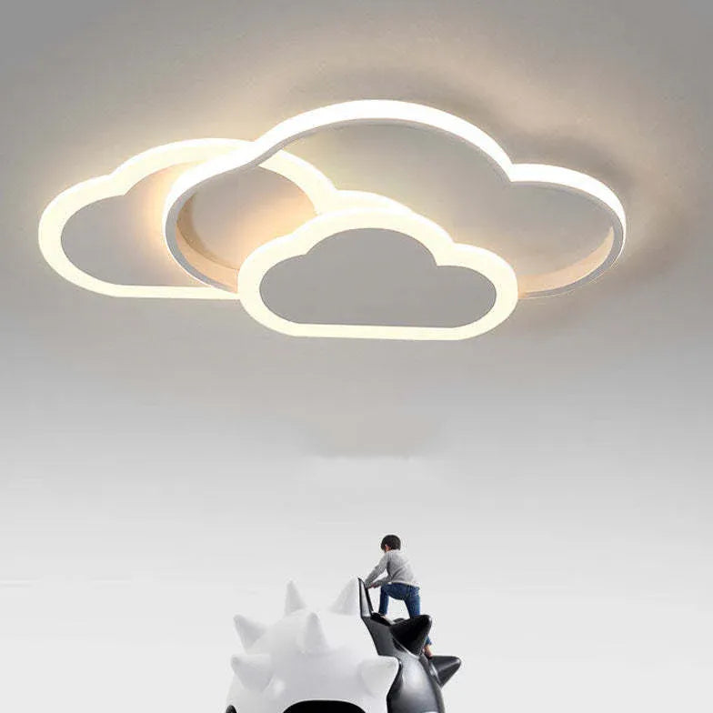 Multi-Layer Cloud Outline Interlocking LED Ceiling Light - Rebooters