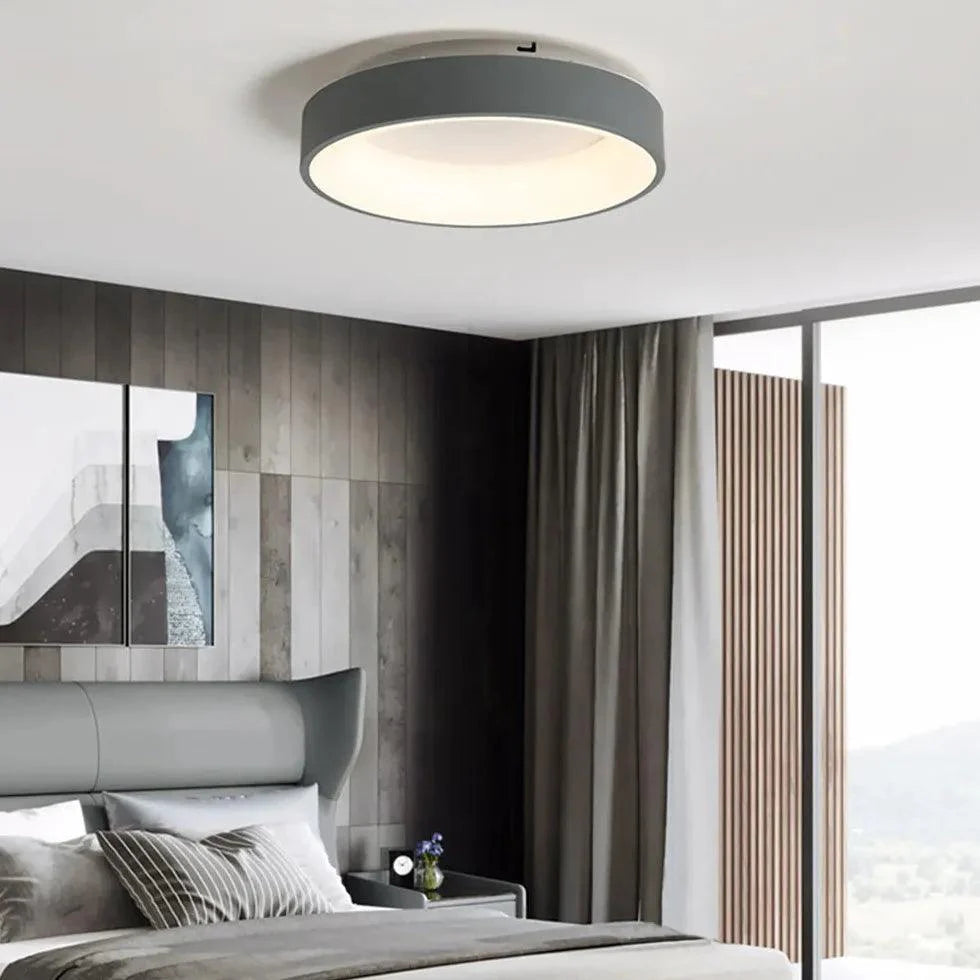 Recessed Round Bedroom Flush Ceiling Lights for Modern Homes - Rebooters