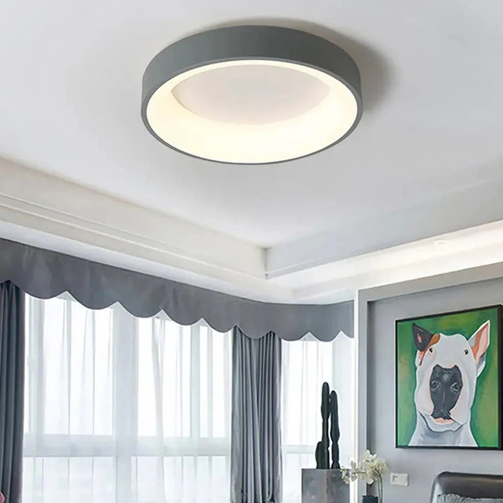 Recessed Round Bedroom Flush Ceiling Lights for Modern Homes - Rebooters