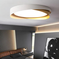 Dual-Tone Round Stylish Ceiling Light for Bedroom Decor - Rebooters
