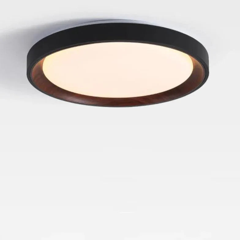 Round Minimalist Ceiling Light for Bedroom Flush Mount - Rebooters