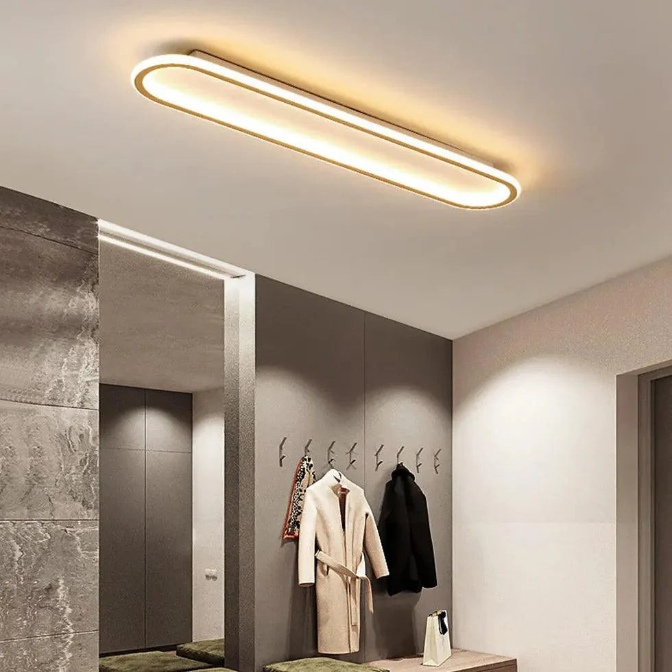 Halova Oval LED Modern Flush Ceiling Lights for Home - Rebooters