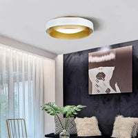 Dual-Tone Round Acrylic Ceiling Light for Bedroom Lamp - Rebooters