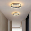 Dual-Tone Round LED Ceiling Light for Hallway Fixture - Rebooters