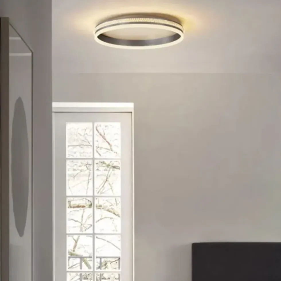 Dual-Tone Round LED Ceiling Light for Hallway Fixture - Rebooters