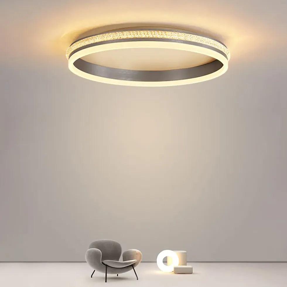 Dual-Tone Round LED Ceiling Light for Hallway Fixture - Rebooters