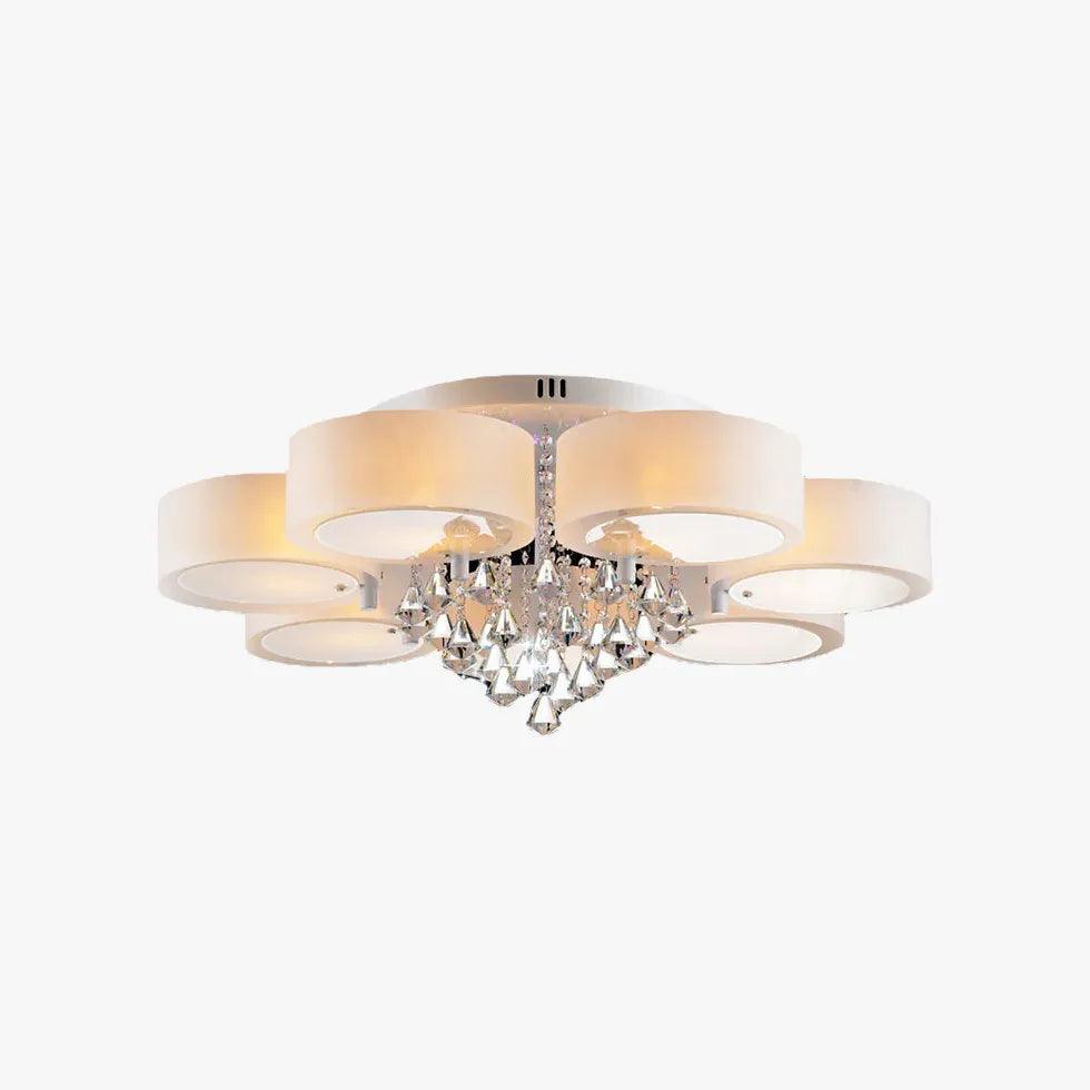 Round Petals LED Modern Flush Ceiling Lights for Home Decor - Rebooters