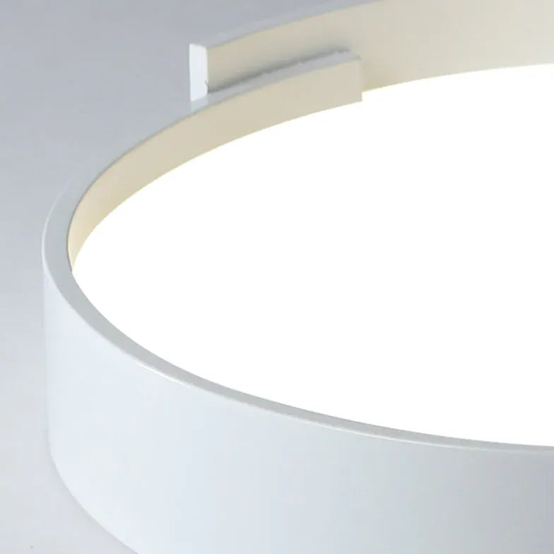 Notched Round Minimalist Ceiling Light for Modern Spaces - Rebooters