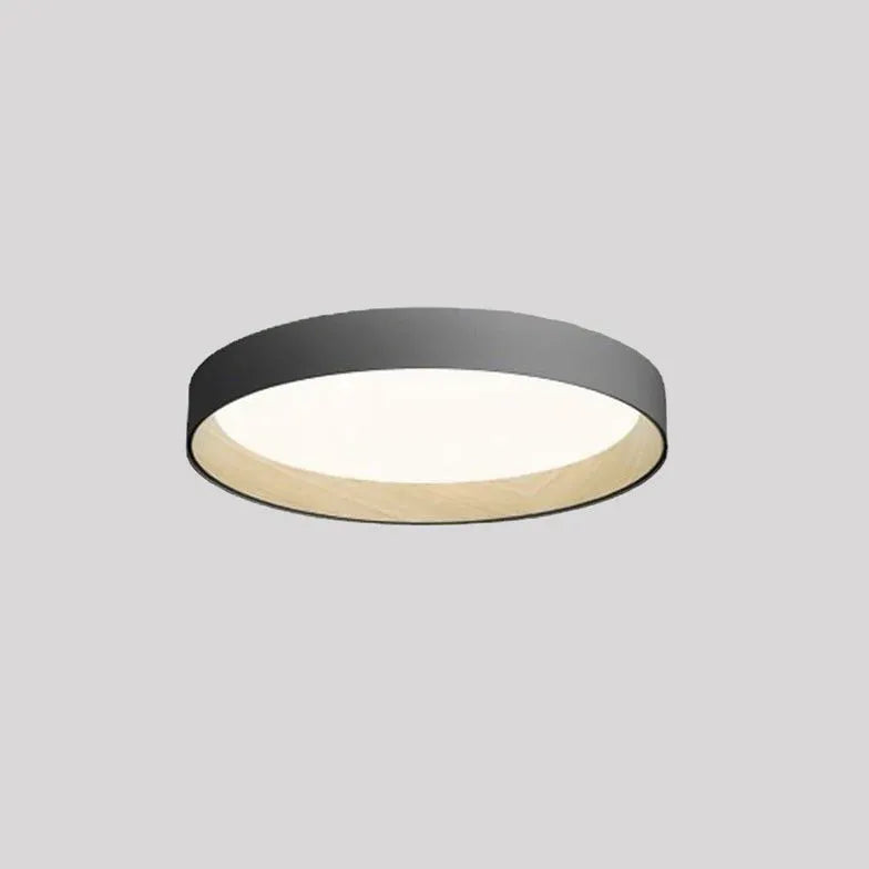 Gray Round Minimalist Modern Ceiling Light for Home Use - Rebooters