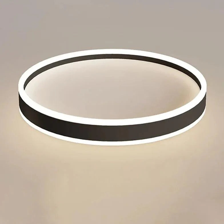 Round Indirect LED Ceiling Light for Bedroom Flush Mount - Rebooters