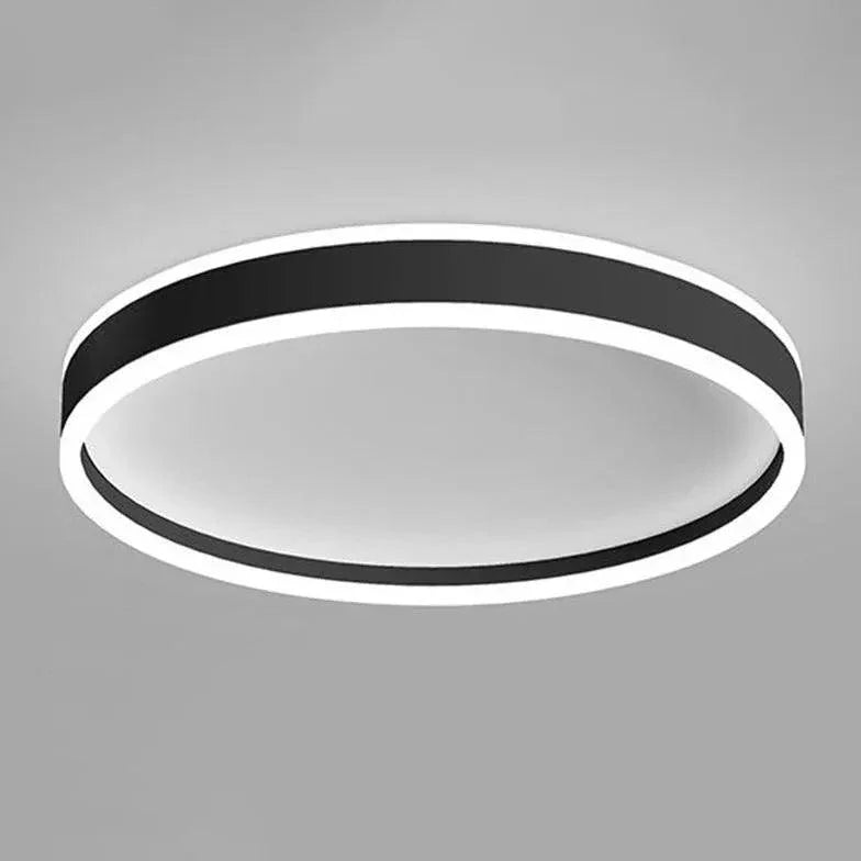 Round Indirect LED Ceiling Light for Bedroom Flush Mount - Rebooters